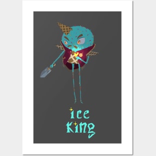 Ice King Mint dark Posters and Art